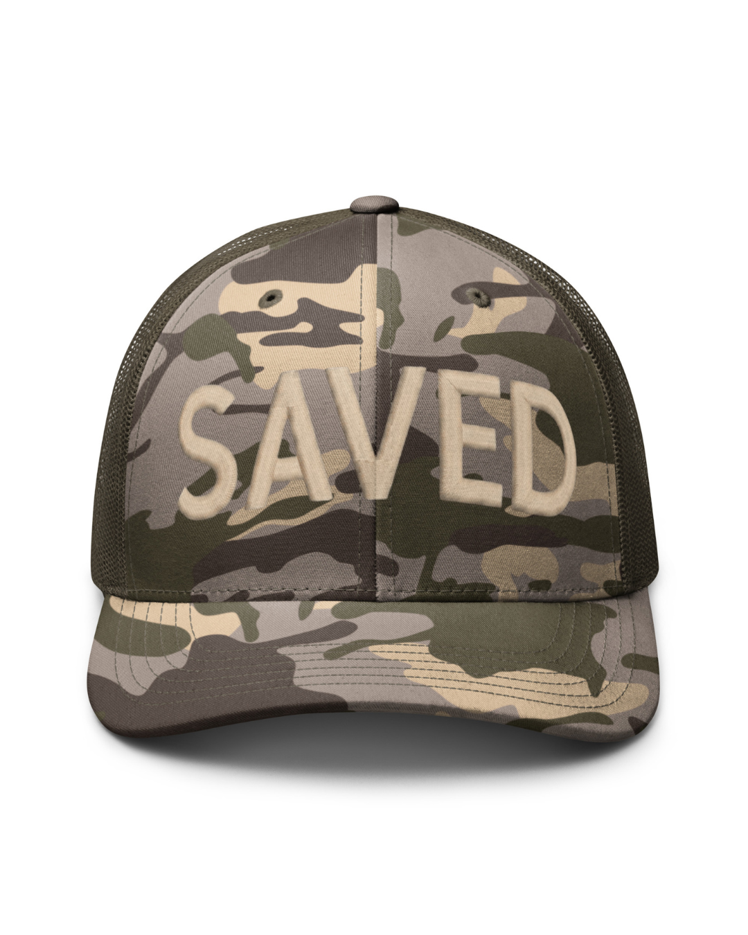 Tan Camo Saved Hat