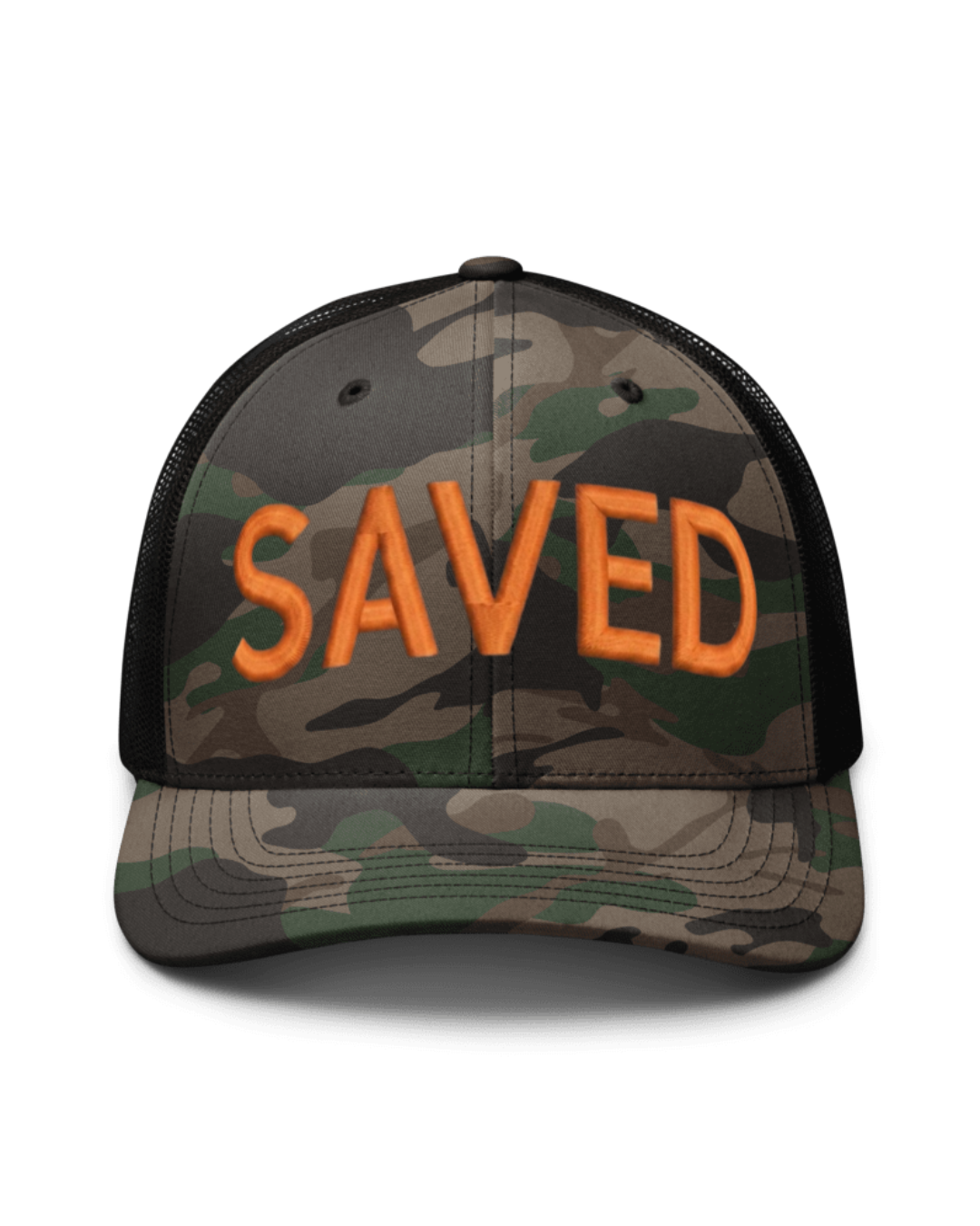 Green Camo Saved Hat