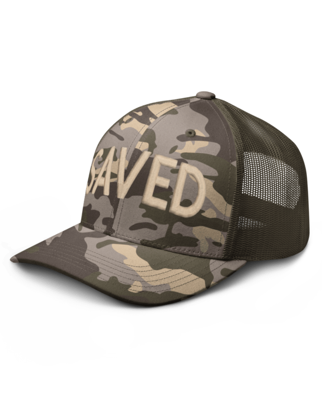Tan Camo Saved Hat