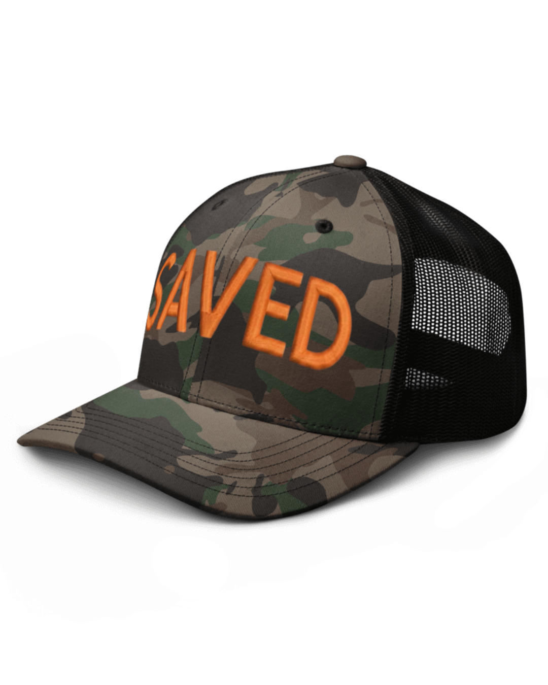 Green Camo Saved Hat
